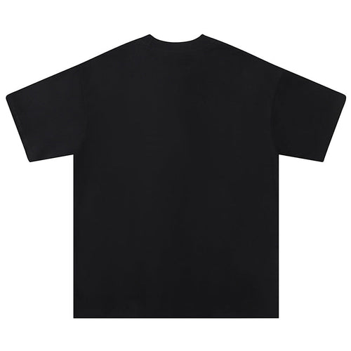 AMRI Black High Lion Skater T-Shirt