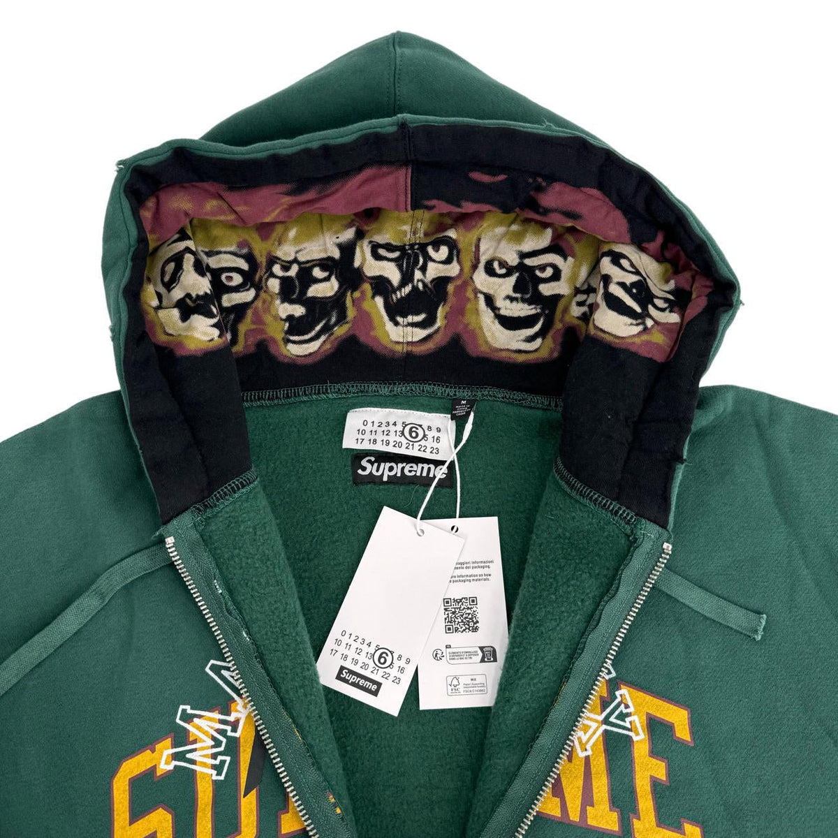 Supreme MM6 Maison Margiela Zip Up Hoodie
